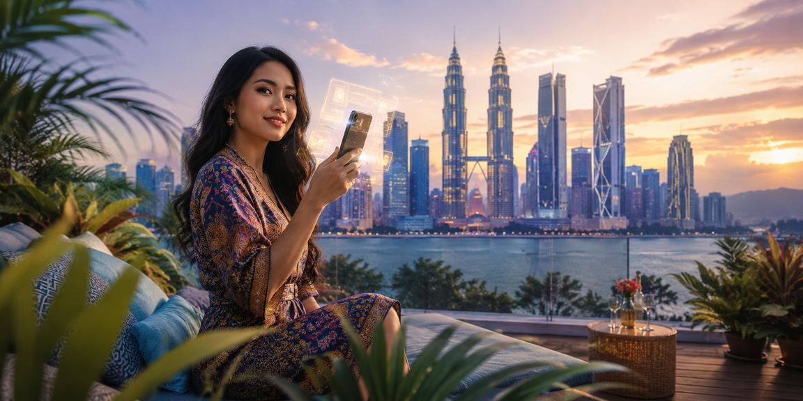 Pemain mengakses jackpot kasino mudah alih di Kuala Lumpur menggunakan telefon pintar